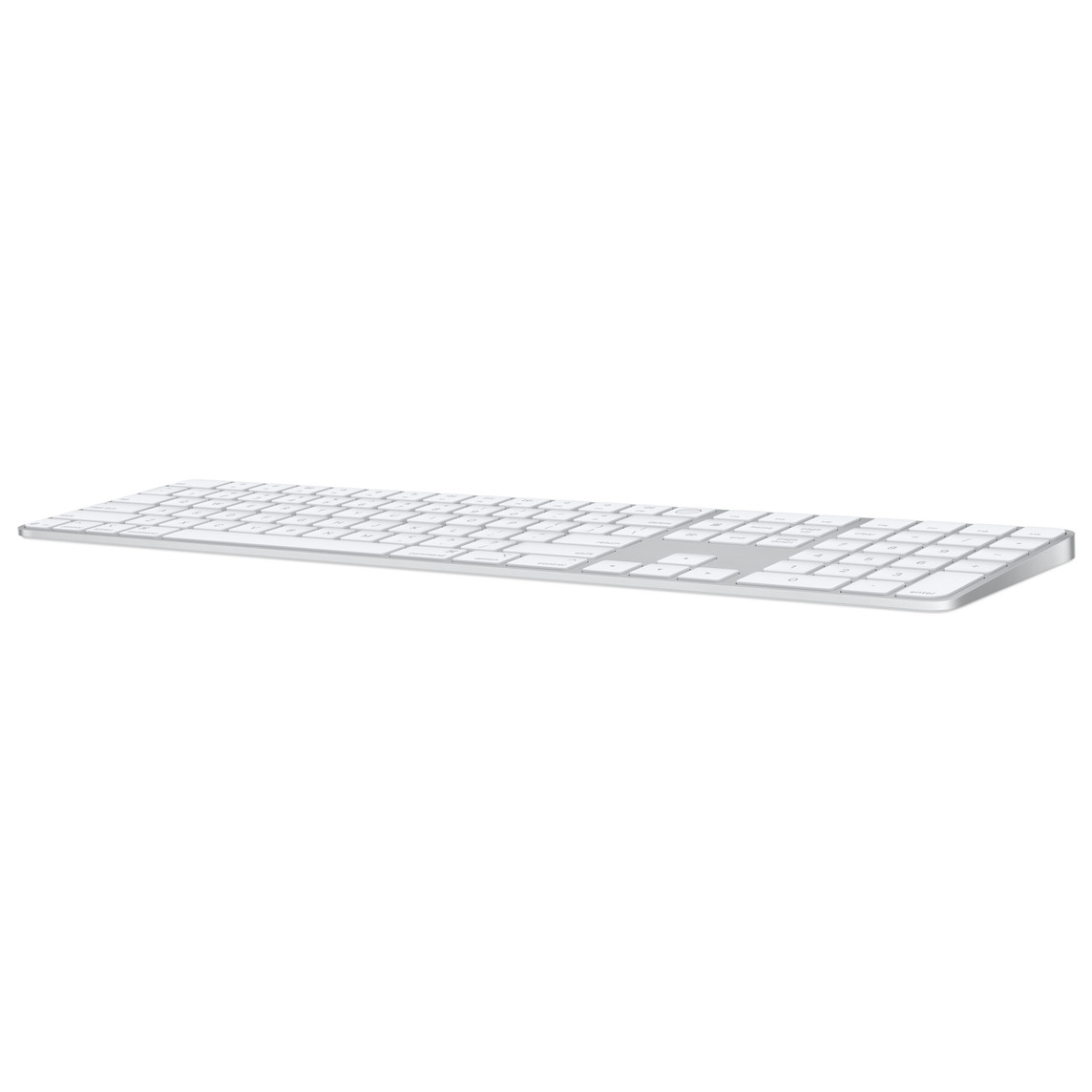 [MXK73KH/A] Apple Silicon이 장착 Mac 모델용 Magic Keyboard(Touch ID 및 숫자 키패드 탑재, USB-C) - 한국어 - 화이트 키