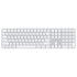 [MXK73KH/A] Apple Silicon이 장착 Mac 모델용 Magic Keyboard(Touch ID 및 숫자 키패드 탑재, USB-C) - 한국어 - 화이트 키